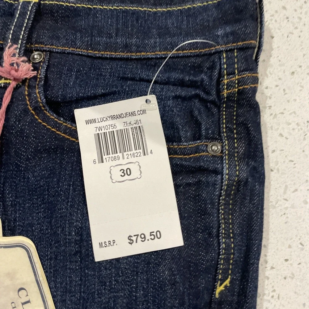Lucky Brand Classic Rider Crop Capri‎ Jeans Womens 10/30x32  Denim